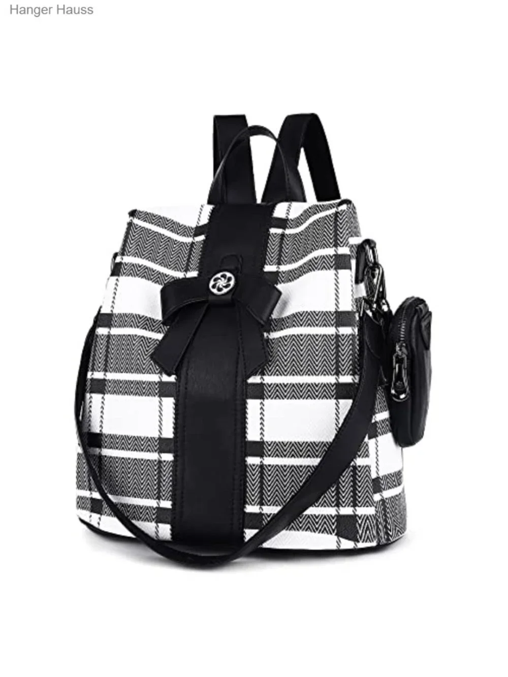 Faux Leather Anti-Theft Backpack Purse Women Daypack Satchel